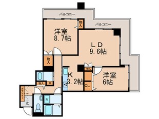 ﾘﾊﾞ-ｼﾃｨ21ｲ-ｽﾄﾀﾜ-ｽﾞ10号棟の物件間取画像